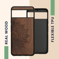 kwmobile Case Compatible with Google Pixel 8 Case Mobile Phone Cover TPU Phone Case Rising Sun