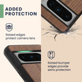 kwmobile Case Compatible with Google Pixel 8 Pro Phone Cover TPU Phone Case Compass Vintage