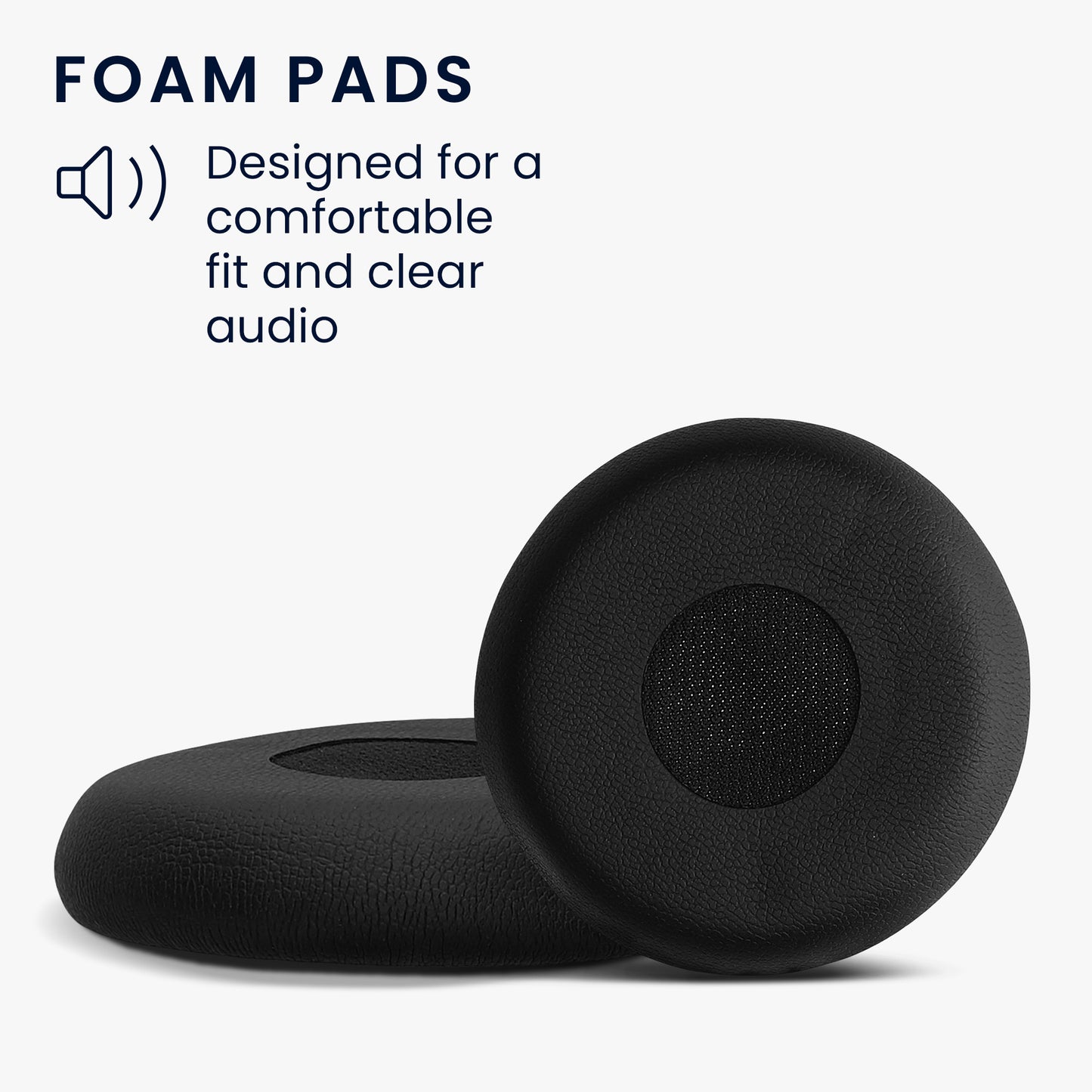 2x Earpads for Jabra Evolve 20 / 20se / 30 / 30II / 40 / 65