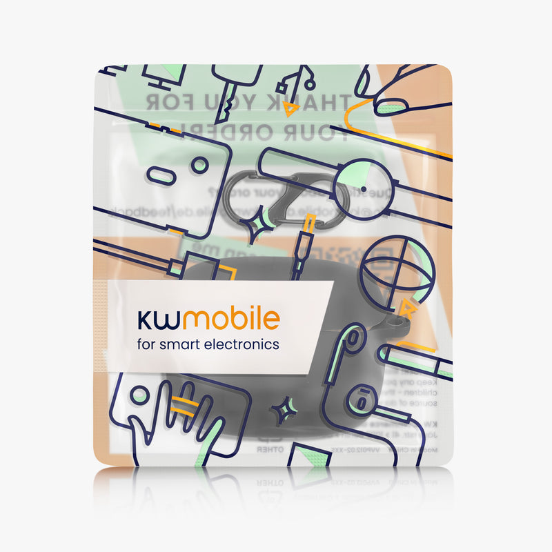 kwmobile Case Compatible with JBL Tune Buds Case - Headphone Case - Protective Cover