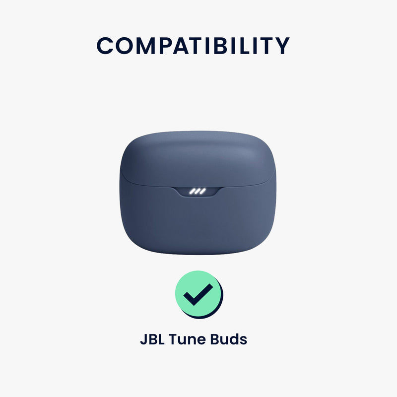 kwmobile Case Compatible with JBL Tune Buds Case - Headphone Case - Protective Cover