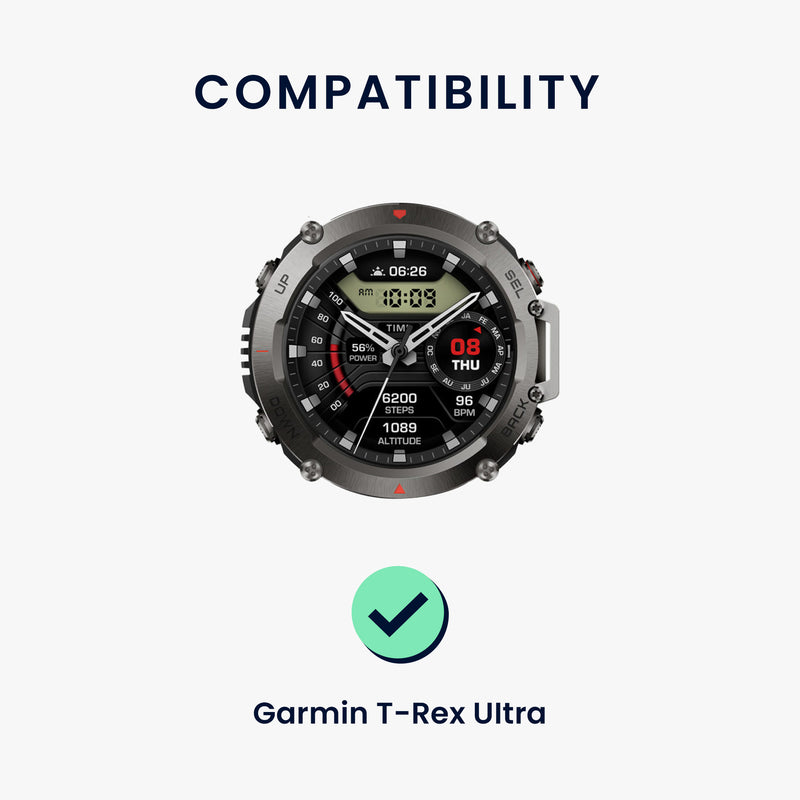kwmobile Watch Strap for Garmin T-Rex Ultra Wristband Fitness Tracker Band Set Replacement Strap Smartwatch