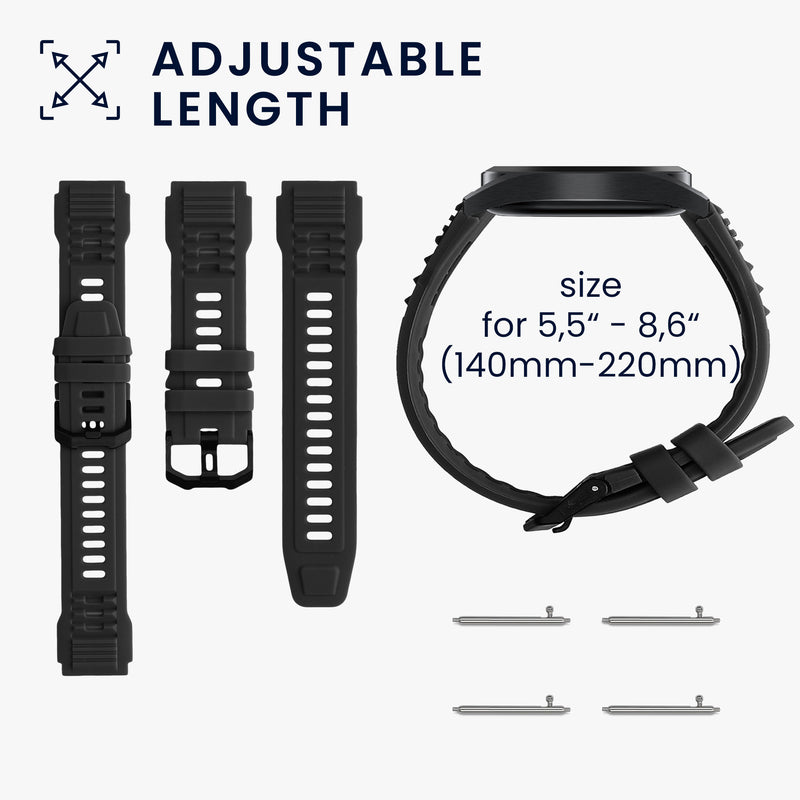 kwmobile Watch Strap for Garmin T-Rex Ultra Wristband Fitness Tracker Band Set Replacement Strap Smartwatch