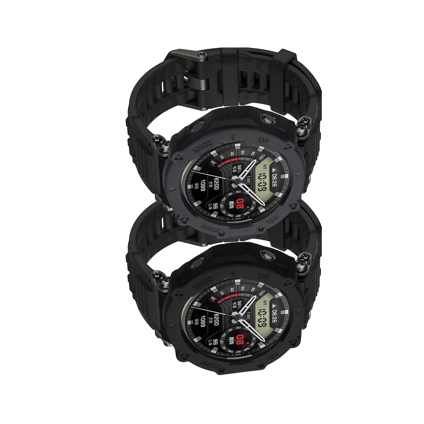 kwmobile Sport Protective Case compatible with Garmin T-Rex Ultra Cover without Tracker