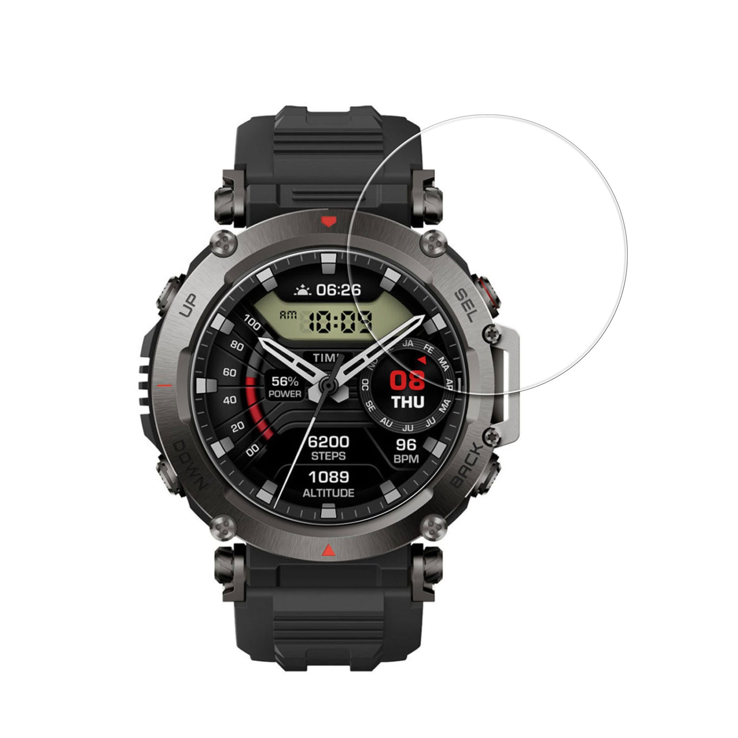 Real Glass Protection for Garmin T-Rex Ultra