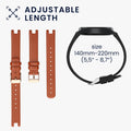 kwmobile Real Leather Watch Strap for Garmin Lily Sport Bracelet Replacement Strap for Fitness Tracker Replacement Band Smartwatch