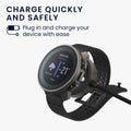 kwmobile USB Cable Charger compatible with Suunto Vertical / Race S / Ocean Charging Cable Smart Watch Replacement Cable Fitness Tracker Charging Cable