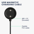 kwmobile USB Cable Charger compatible with Suunto Vertical / Race S / Ocean Charging Cable Smart Watch Replacement Cable Fitness Tracker Charging Cable