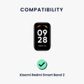 kwmobile Watch Strap for Xiaomi Redmi Smart Band 2 Strap Fitness Tracker Band Set Replacement Strap Smartwatch