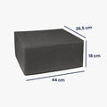 kwmobile Cover compatible with HP Envy 6420e / Envy 6455e - Printer Dust Cover Protective Hood