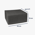 kwmobile Cover Compatible with Canon Pixma TS 3450 / Pixma TS 3451 - Bag Case Printer - Dust Cover Protective Hood Cover