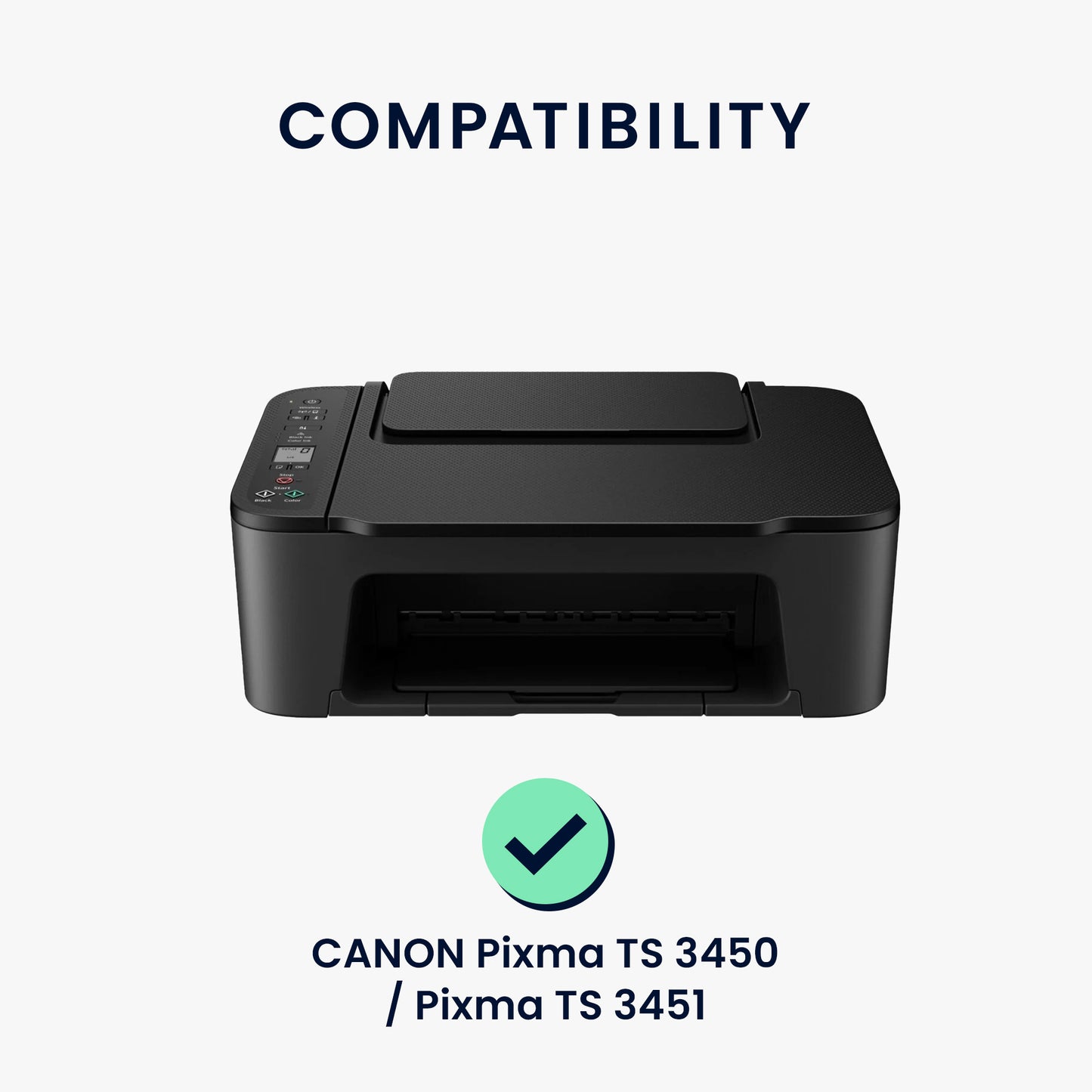 kwmobile Cover Compatible with Canon Pixma TS 3450 / Pixma TS 3451 - Bag Case Printer - Dust Cover Protective Hood Cover