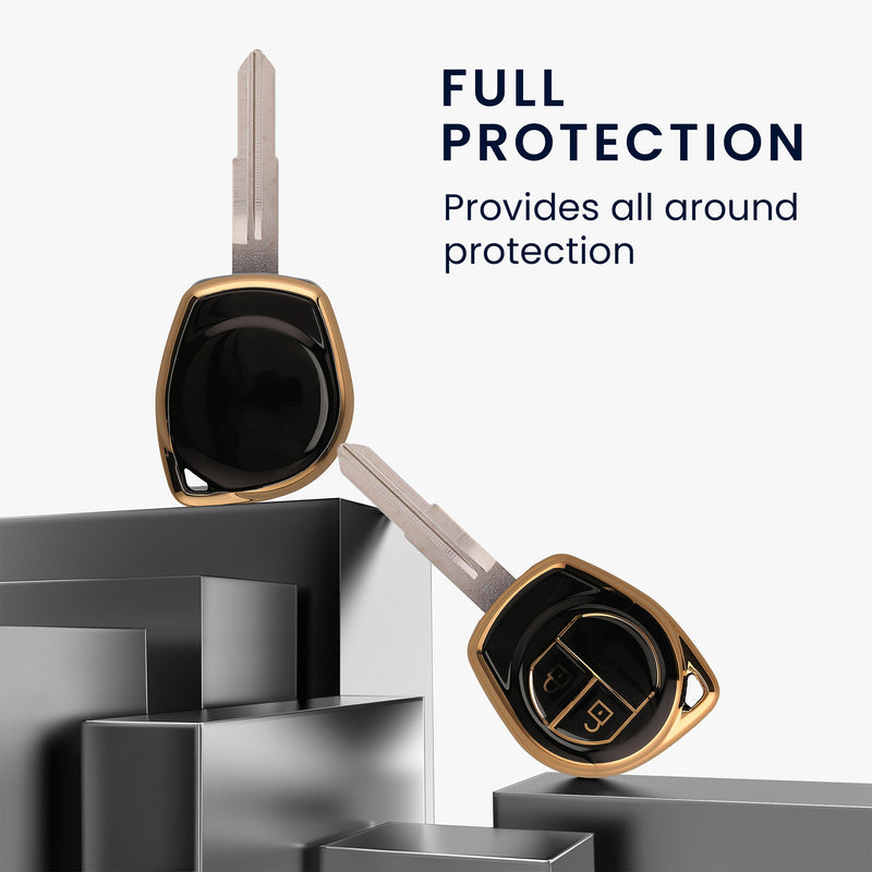 kwmobile Car Key Cover Compatible with Suzuki 2-Button Car Key