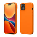 kwmobile Handyhülle für iPhone 15 Plus Hülle, für iPhone 15 Plus Case - Hülle Silikon - kabelloses Laden - Fruity Orange Fruity Orange  