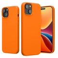 kwmobile Phone Case for iPhone 15 Plus - Silicone Cover - Wireless Charging