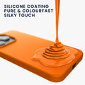 kwmobile Phone Case for iPhone 15 Plus - Silicone Cover - Wireless Charging