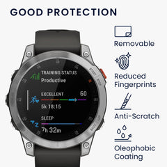 Echtglas Schutz für Garmin EPIX - Kristallklar - Displayschutz
