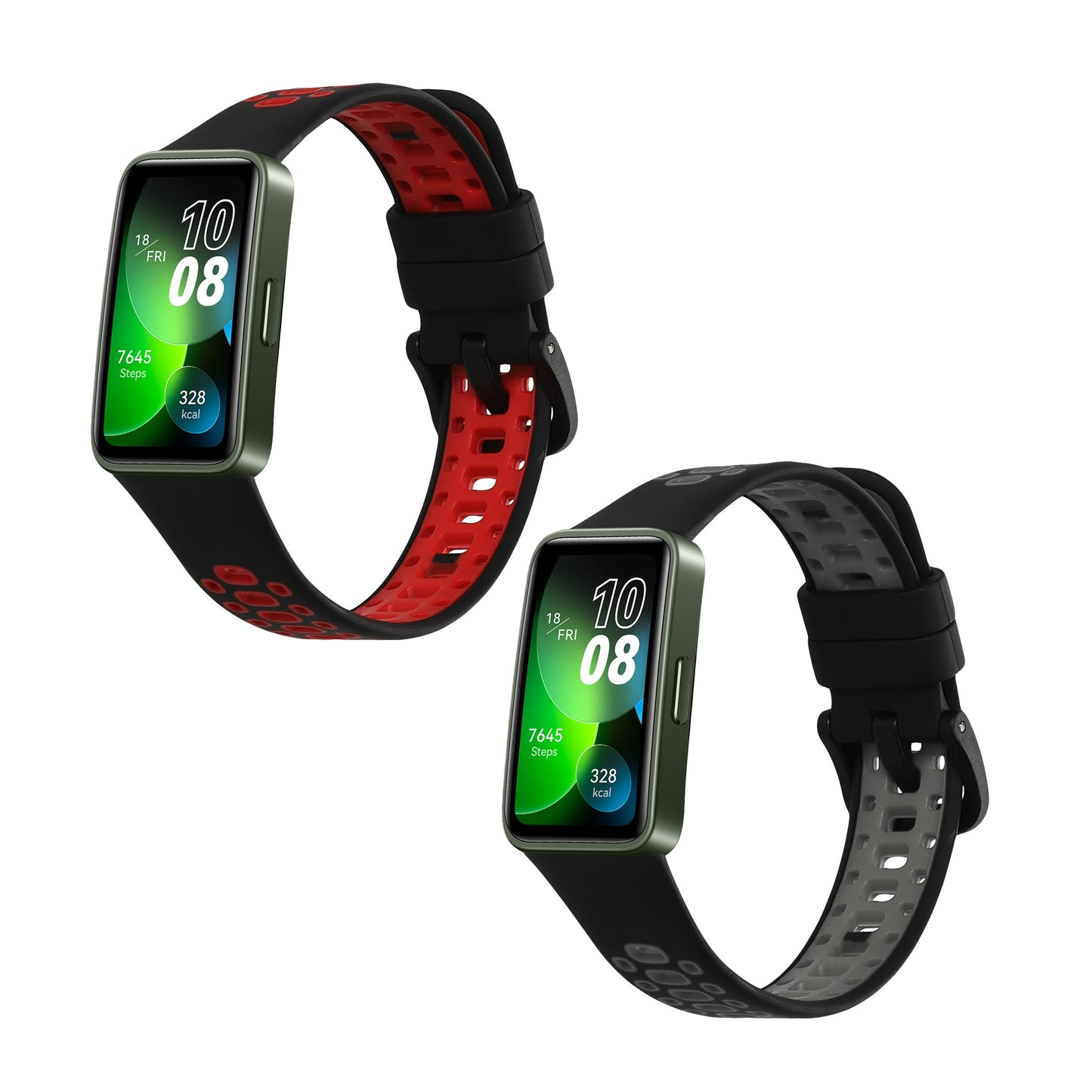 kwmobile Watch Strap for Huawei Band 10 / 9 / 8 Wristband Fitness Tracker Band Set Replacement Strap Smartwatch