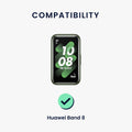 kwmobile Watch Strap for Huawei Band 10 / 9 / 8 Wristband Fitness Tracker Band Set Replacement Strap Smartwatch