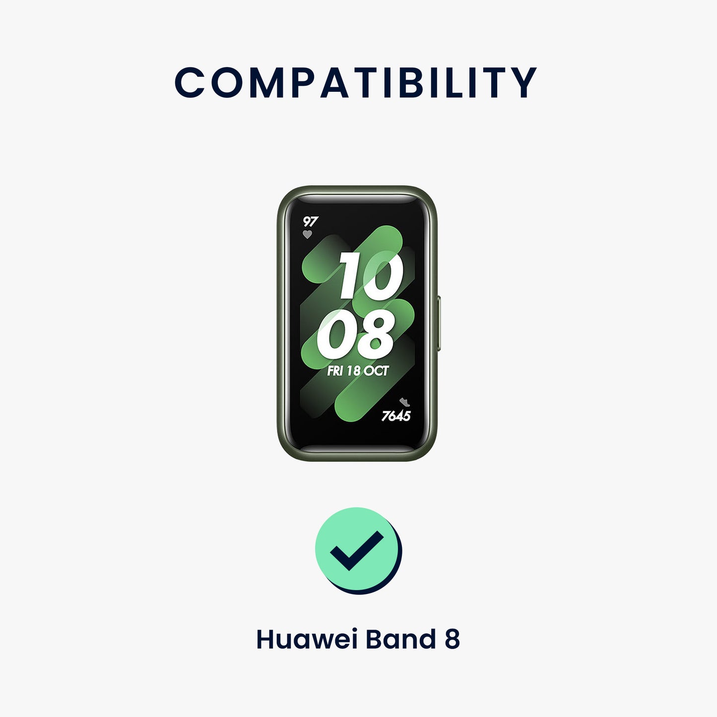 kwmobile Watch Strap for Huawei Band 10 / 9 / 8 Wristband Fitness Tracker Band Set Replacement Strap Smartwatch