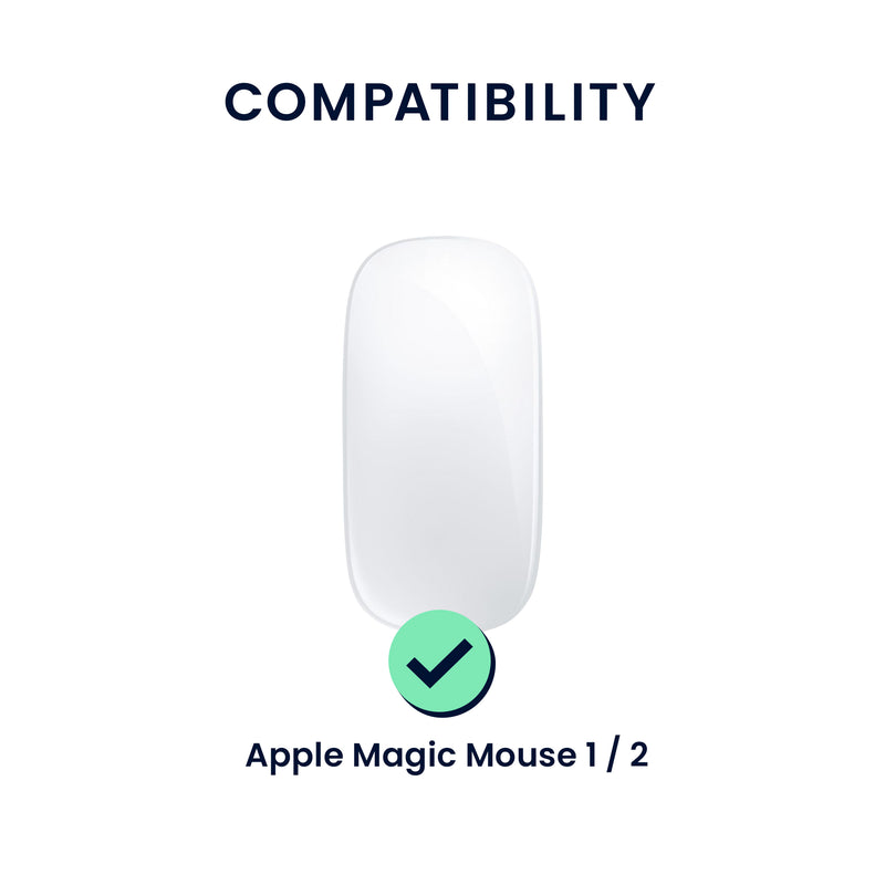 kwmobile Protective Case Compatible with Apple Magic Mouse 1 / 2 Case - PC Mouse Cover Made of Soft Silicone