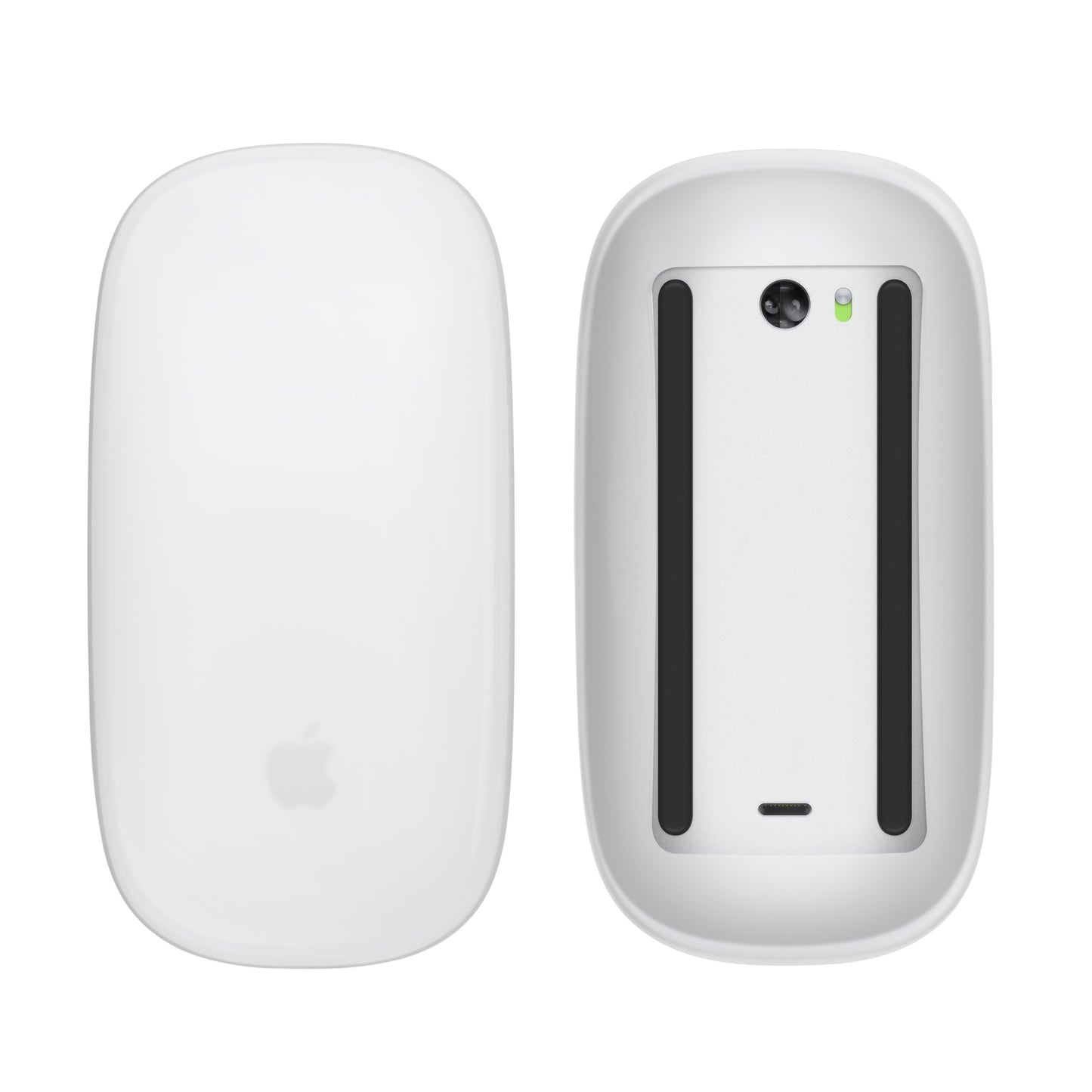 kwmobile Silikon Schutzhülle kompatibel mit Apple Magic Mouse 1 / 2 Hülle - PC Maus Cover aus softem Silikon - Matt Transparent Matt Transparent  