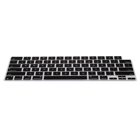 kwmobile Silikon Tastaturschutz für Apple Macbook Air 15 2023 M2 (A2941) - QWERTY US Keyboard Cover Abdeckung - Schwarz Schwarz  