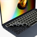 Silicone Keyboard Cover AZERTY (France, Belgium) compatible with Apple Macbook Air 15 2023 M2 (A2941)