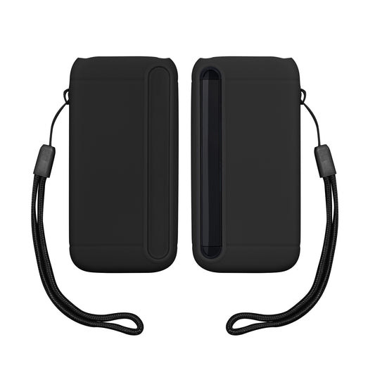 kwmobile Hülle kompatibel mit Crucial X8 SSD Festplatte - Silikon Schutzhülle für portable SSD - in Schwarz Schwarz  