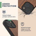 kwmobile Case Compatible with iPhone 15 Phone Cover TPU Compass Vintage