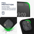 kwmobile Phone Case for Apple iPhone 15 Pro with Finger Holder and Stand Protective Cover