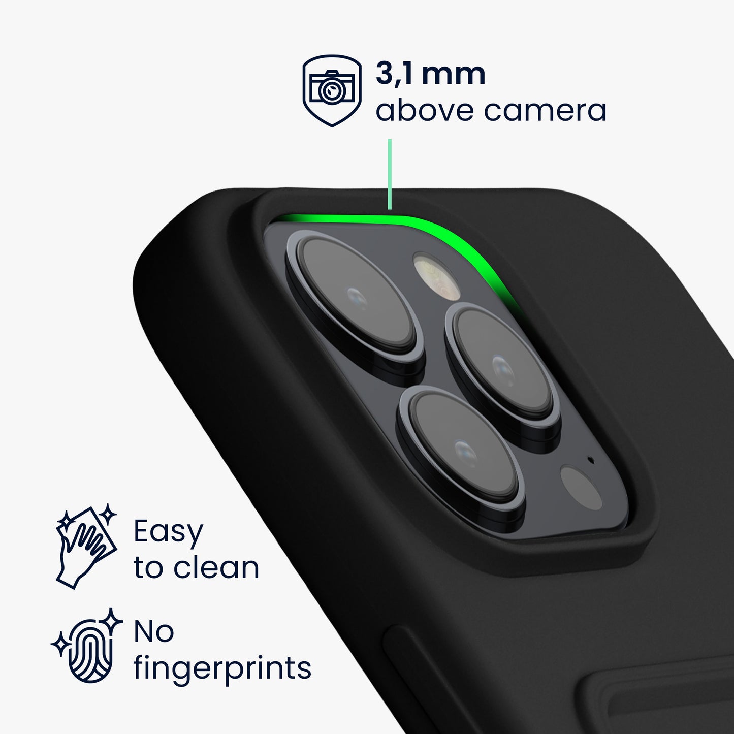 kwmobile Phone Case compatible with iPhone 15 Pro Max Case - Phone Cover with Card Slot
