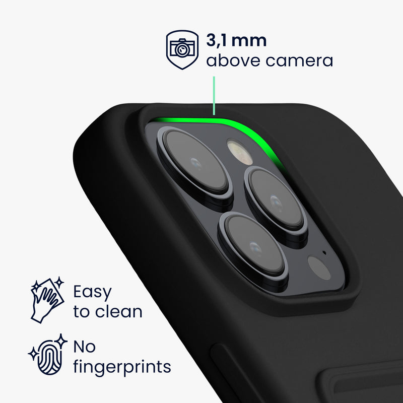 kwmobile Phone Case compatible with iPhone 15 Pro Max Case - Phone Cover with Card Slot