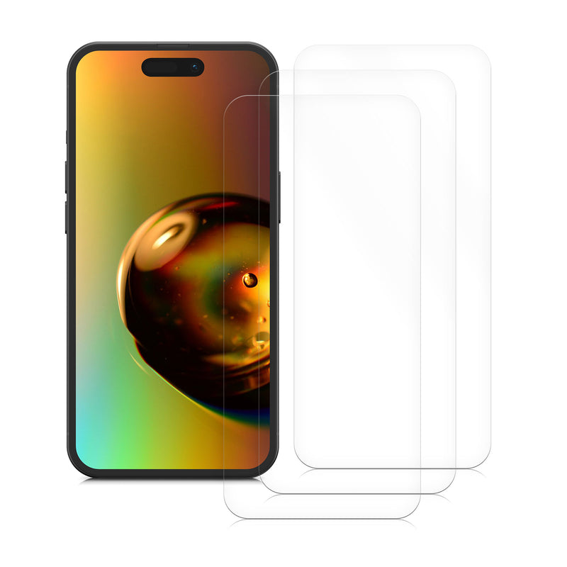 kwmobile Screen Protector compatible with iPhone 15 Pro Max Film Set