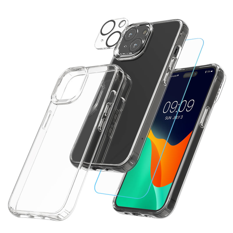 5in1 Set Case compatible with iPhone 15 Plus