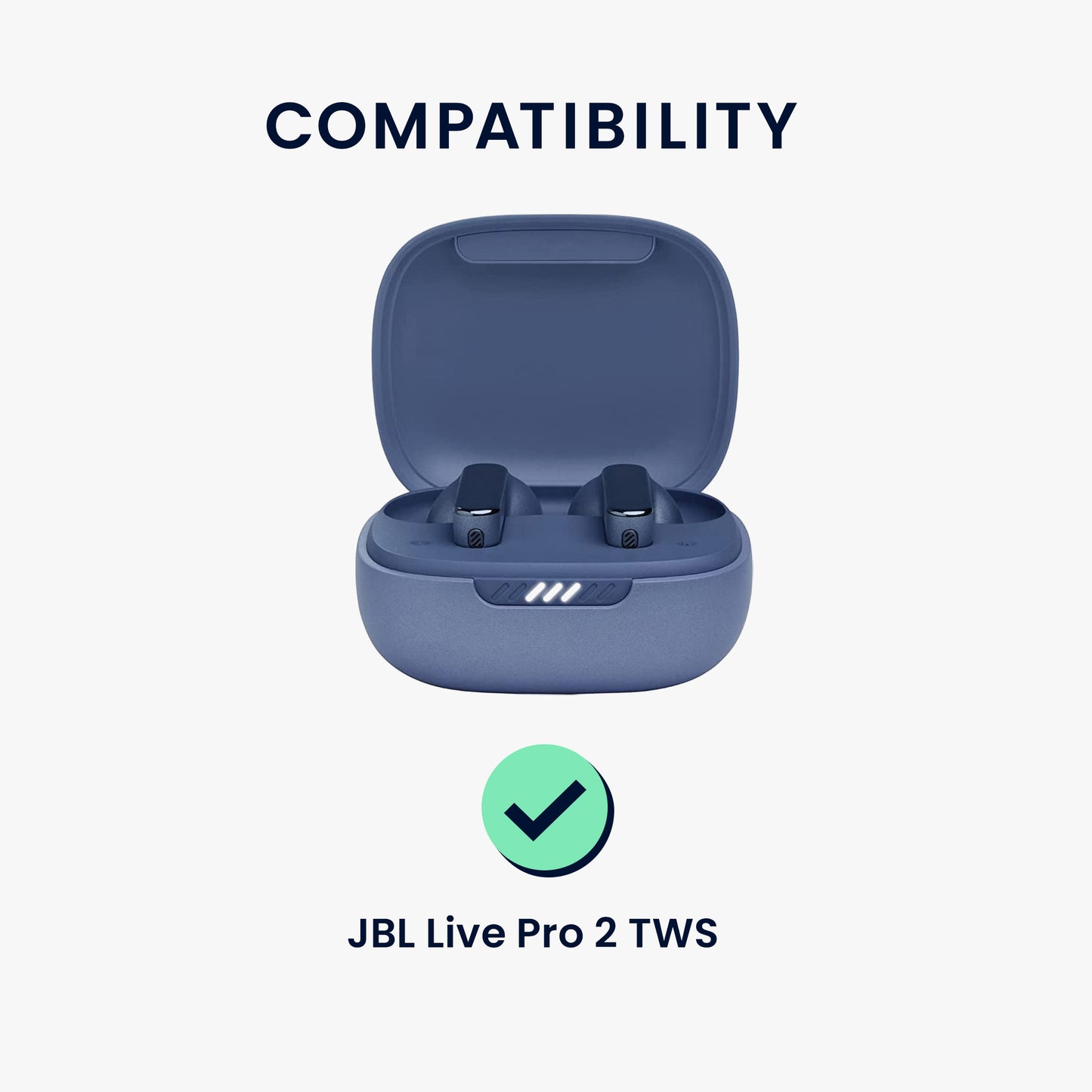 Silicone Case for JBL Live Pro 2 TWS Don't touch my Headphones