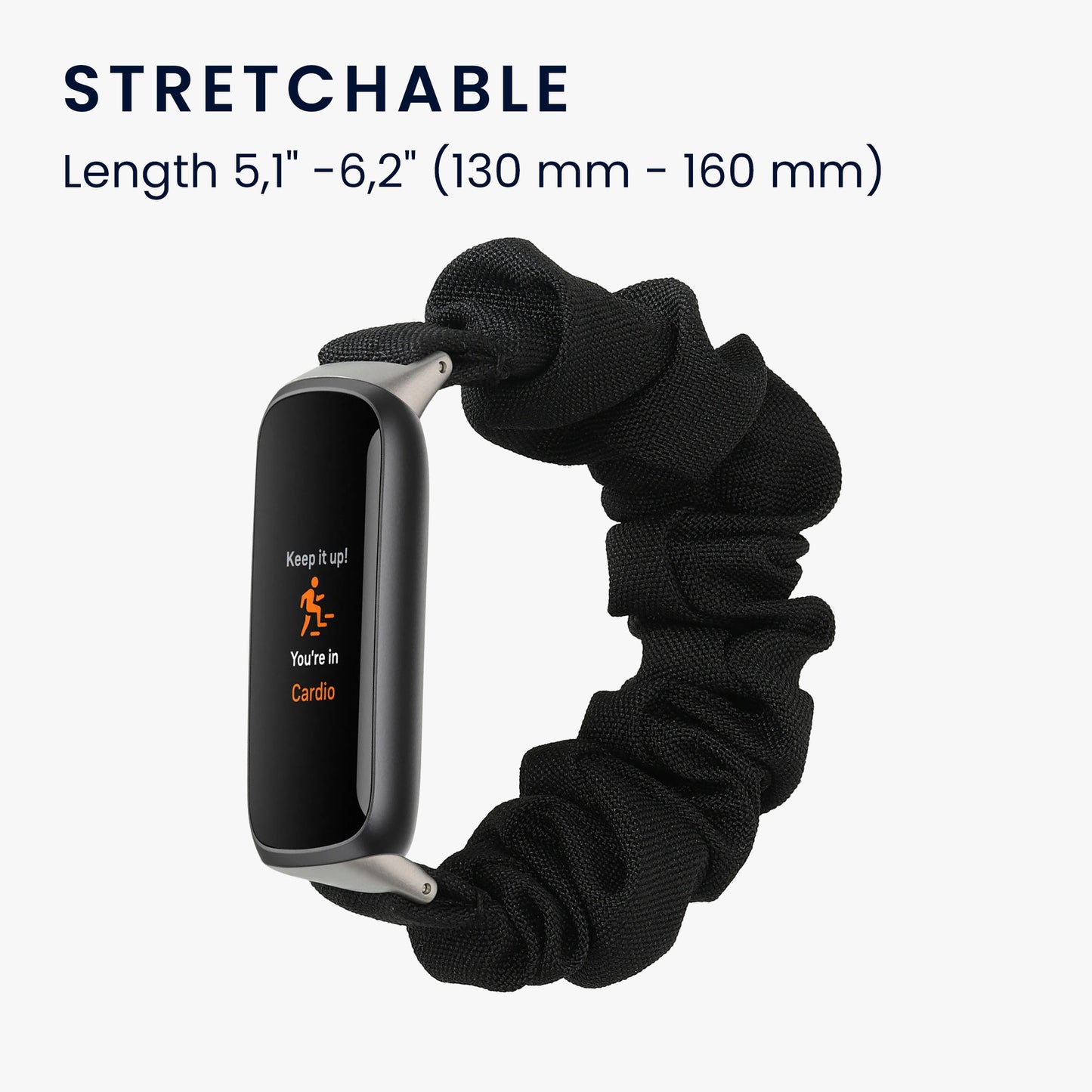 Replacement Watch Band in Scrunchie Hair Tie Design