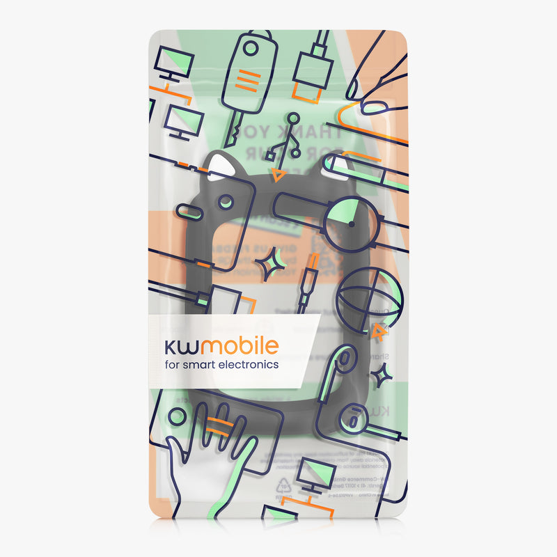 kwmobile Case Compatible with Garmin Edge 840 / Edge 540 - Back Cover for Bike GPS Computer - Protective Cover for Bicycle Computer