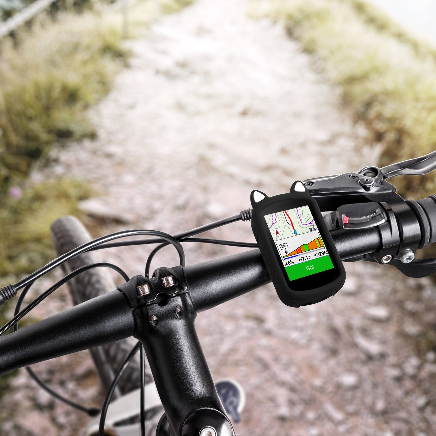 kwmobile Case Compatible with Garmin Edge 840 / Edge 540 - Back Cover for Bike GPS Computer - Protective Cover for Bicycle Computer