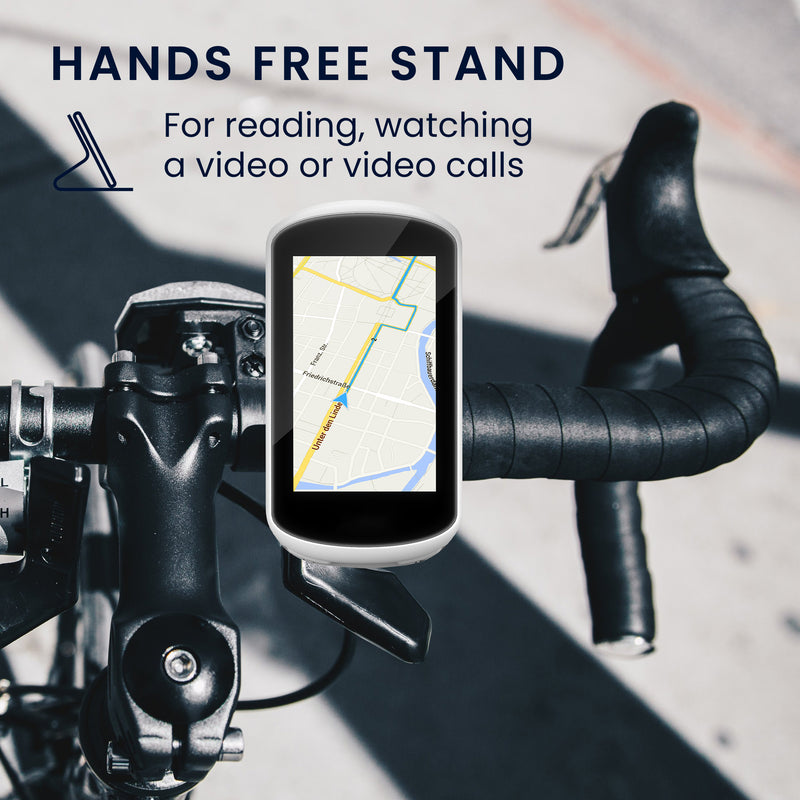 kwmobile Screen Protector compatible with Garmin Edge Explore Tempered Glass Protector Set for Bike GPS Display Protector for Bike Computer
