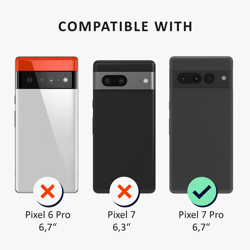 kalibri Case Compatible with Google Pixel 7 Pro Case - Protective Cover - Phone Cover