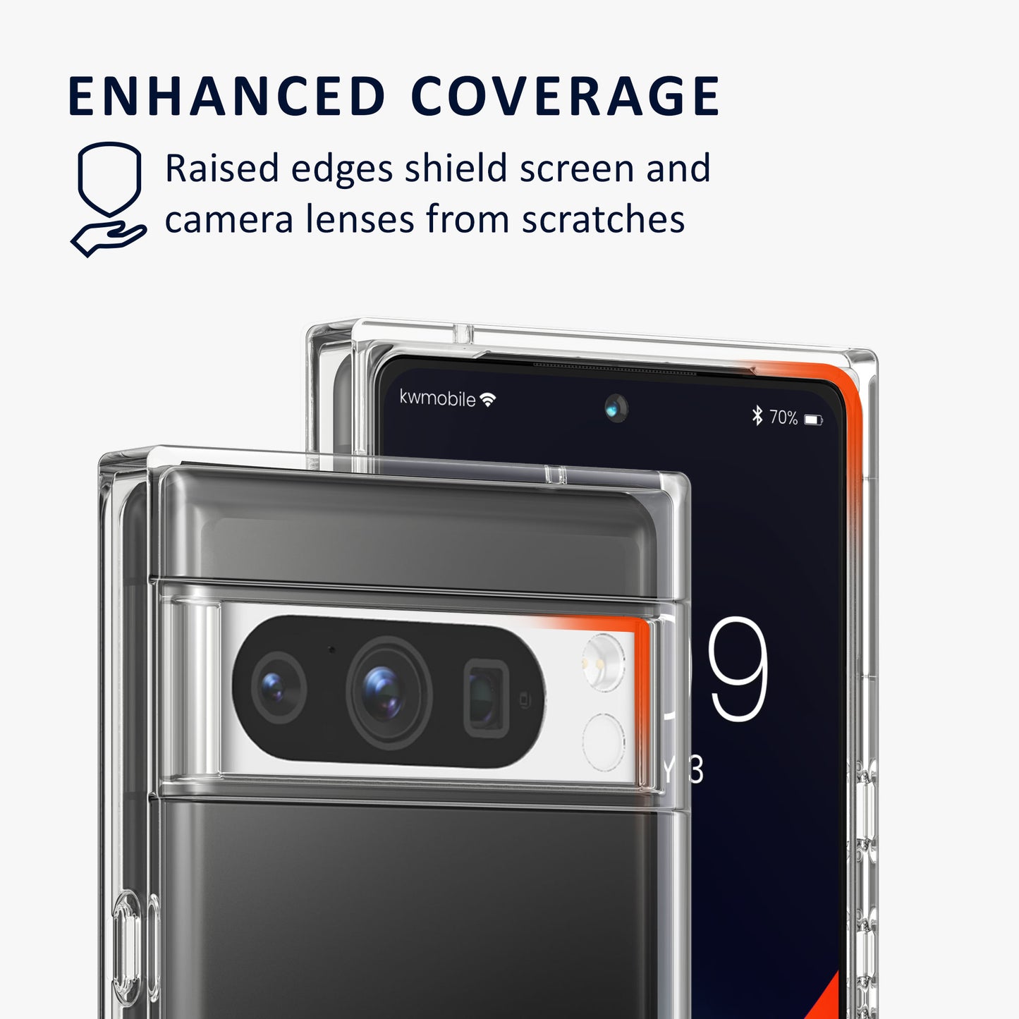 kalibri Case Compatible with Google Pixel 8 Pro - Glitter Cover - TPU Protective Case - Phone Case