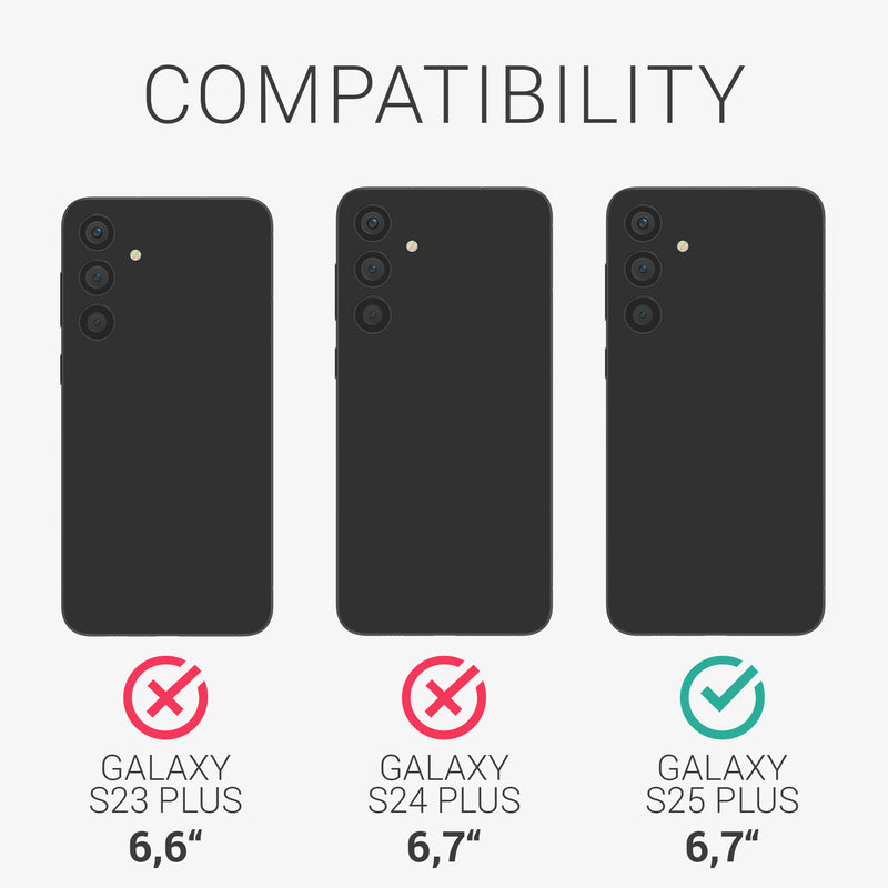 kalibri Protective Cover compatible with Samsung Galaxy S25 Plus Phone Cover Case