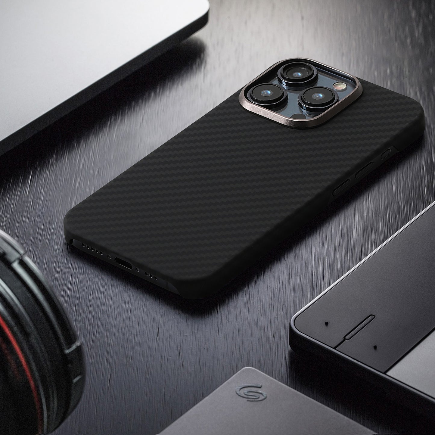 Aramid Case compatible with Apple iPhone 15 Pro