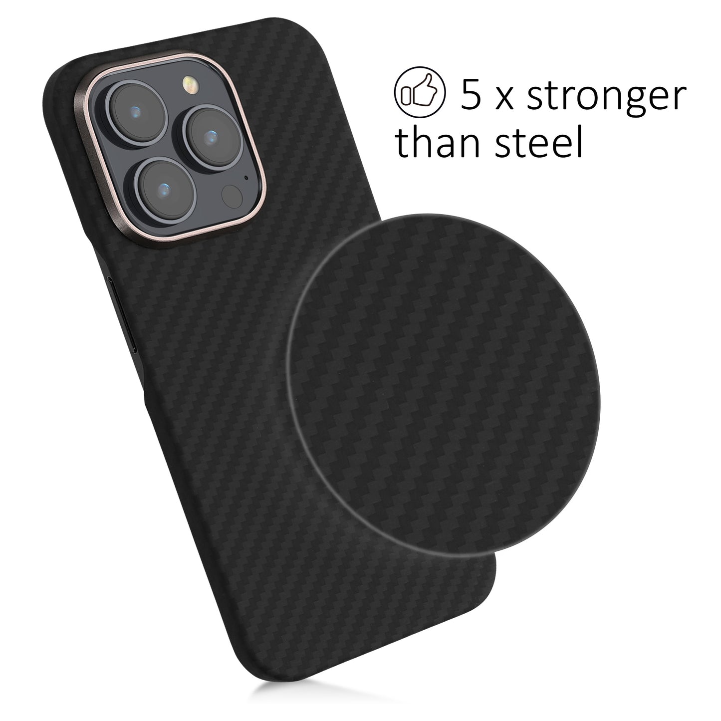 Aramid Case compatible with Apple iPhone 15 Pro