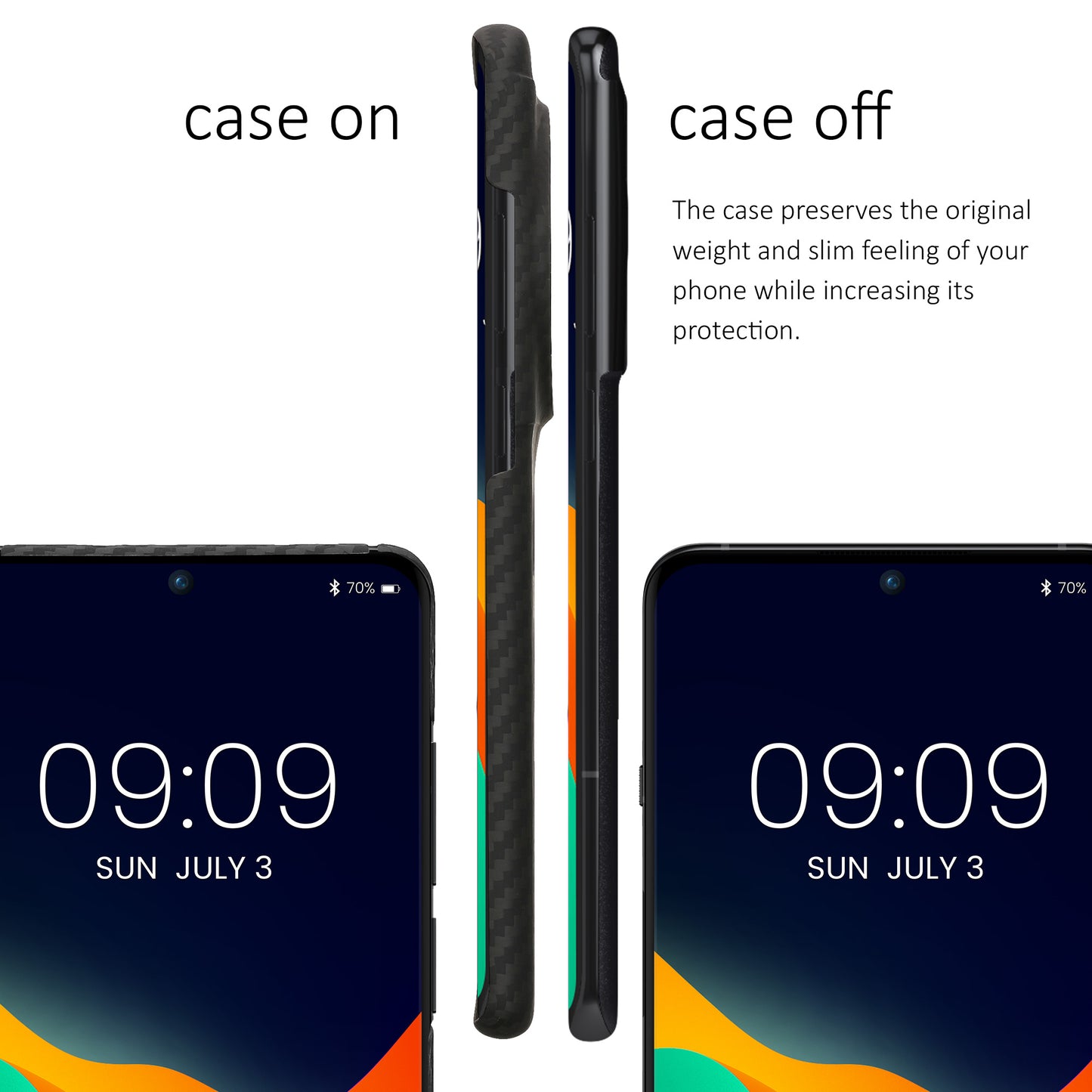 kalibri Protective Case compatible with OnePlus 12 Phone Cover Case