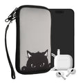 kwmobile Smartphone Pouch - Phone Bag Case Cover Protective Sleeve - Birds Branch - 15.2 x 8.3 cm Inner Dimensions