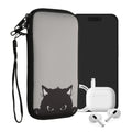 kwmobile Smartphone Pouch - Phone Bag Case Cover Protective Sleeve - Birds Branch - 15.2 x 8.3 cm Inner Dimensions