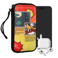 kwmobile Smartphone Pouch - Phone Bag Case Cover Protective Sleeve - Birds Branch - 15.2 x 8.3 cm Inner Dimensions