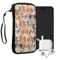 kwmobile Smartphone Pouch - Phone Bag Case Cover Protective Sleeve - Birds Branch - 15.2 x 8.3 cm Inner Dimensions
